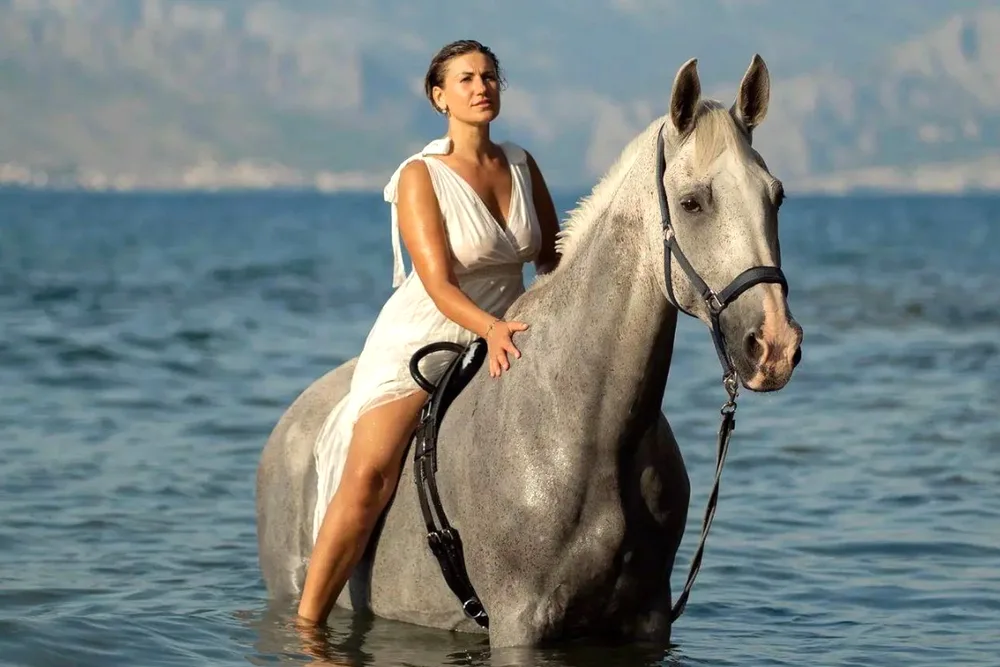 Horseback riding on the interior trails of Brač Island, Croatia